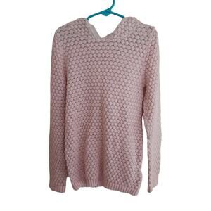 Pink Republic Hooded Long Sleeve Sweater